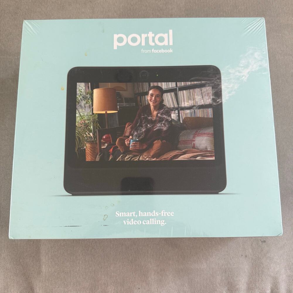 Facebook Portal 10" Smart Video Calling Display Black NEW Factory Sealed